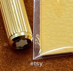 Montblanc Noblesse rolled gold finish unused 18 ct nib fountain pen