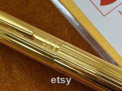 Montblanc Noblesse rolled gold finish unused 18 ct nib fountain pen