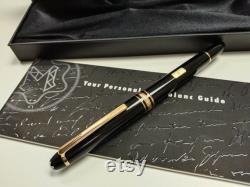 Montblanc fountain pen with 14K 585 engraved on the nib 48010
