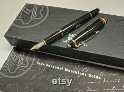 Montblanc fountain pen with 14K 585 engraved on the nib 48010