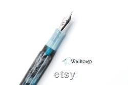 Nautilus with Sky Fall Onslow Model 6 Jowo Handmade Fountain Pen