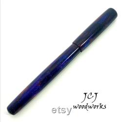 Nebula DiamondCast Closed End Fountain Pen with Stainless Steel Components.