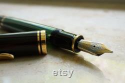 New In Box Pelikan M800 Black Green Striped Fountain pen