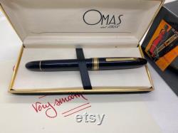 Omas Extra Ogiva black resin 1990s NOS