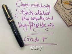 Omas Lucens Lady fountain pen flexible nib