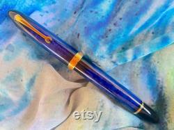 Omas Ogiva blue Urushi Lacquer fountain pen