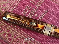 Omas Paragon Arco bronze celluloid unused 14 ct nib