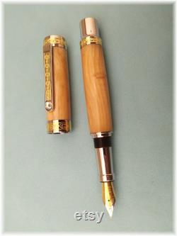 Original handmade ash wood fountain pen, gift for ever, anniversary gift, wooden fountain pen handmade, meaningfulgift, fountain pen wood.