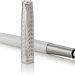 PARKER Sonnet Fountain Pen, Metal and Pearl Lacquer with Palladium Trim, Solid 18k Gold Medium Nib