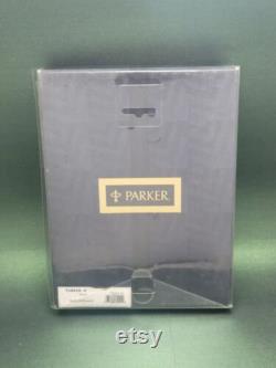 Parker 45 SPECIAL Cabochon and Parker 45 GT Gift Box Brushed Steel UK 2003 And 1988