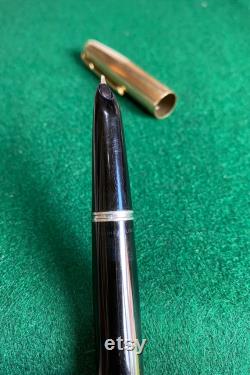 Parker 51 rolled gold cap fountain pen, short clip, aeromatic, Made in England