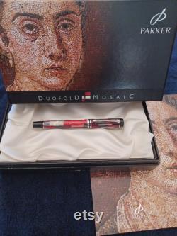 Parker International Red Mosiac Fountain Pen 18Kt (M) nib