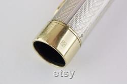 Parker Sonnet Fougere Fountain Pen Sterling Silver 18K Gold Plated Nib