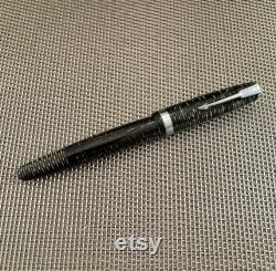 Parker Vacumatic Major Fountain Pen (3rd Gen) Silver Pearl with Nickel Trim