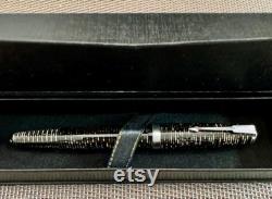 Parker Vacumatic Major Fountain Pen (3rd Gen) Silver Pearl with Nickel Trim