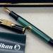 Pelikam400 old style green striped unused with box- fountain pen