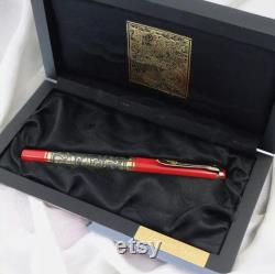 Pelikan Four Gods Golden Phoenix Bird 18K Fountain Pen M Nib 1996 PF 888 Rare