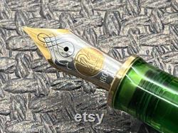 Pelikan M800 green demonstrator 1992 special edition fountain pen