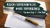 Pelikan Souveran M400 White Tortoiseshell Unboxing Fountain Pen Size Comparison Ink And Pen Test