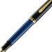 Pelikan Souveran M600 Fountain Pen Blue With Gold Trim Various Nibs NEW