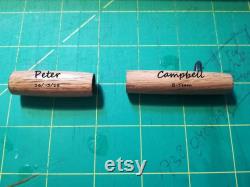 Personalized Laburnum wood fountain pen, custom fountain pen gift