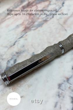 Personalized pen with engraving, Custom fountain pen, Handmade unique ink pen, Christmas gift idea