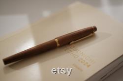 Pilot Custom Grandee Fountain Pen (1981 Vintage) Maple Wood (Kaede), 14k B Nib