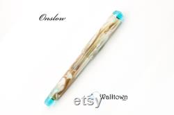 Polar Lothlorien with Adrift Onslow Model 6 Jowo Handmade Fountain Pen