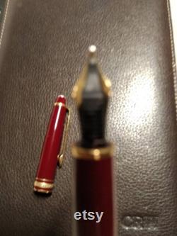 Popular Mont Blanc Meisterstuck 4810 Bordeaux fountain pen . 14K nib .