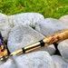 Premium Handcrafted Fountain Pen with Epoxy Resin and Acacia Burl Wood A Distinctive Addition to Your Collection
