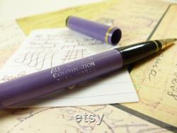 Purple All American Combination Fountain Pen and Pencil restored