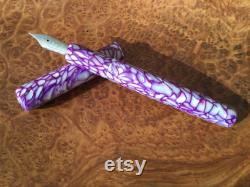 Purple Tiffany Conway Stewart Casin bespoke fountain pen