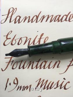 RAW Handmade Fountain Pen Music Nib
