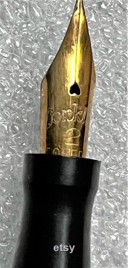 RESTORED 1920's BCHR Conklin Crescent Ring top No. 25P fountain pen