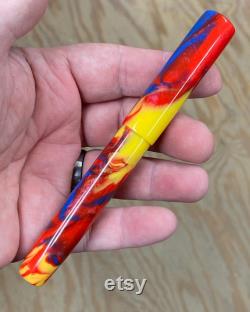 Rainbow Braid, Watts Model, Fountain Pen, Handmade, Jowo