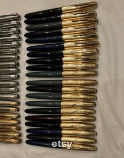 Rare 40 vintage parker fountain pen lot s