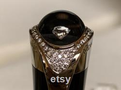 Rare MONTBLANC Etoile Precieuse Diamonds Fountain Pen Nib Size M Brand New Retail 9,500