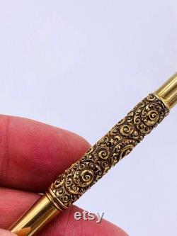 Rare Tiffany and Co solid 14k yellow Gold Fountain Pen