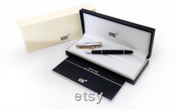 Refurbished Montblanc Meisterstuck Solitaire AG925 Sterling Silver 163 Doue Fountain Ink Pen