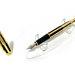Refurbished Montblanc Meisterstuck Solitaire Gold and Black Fountain Pen 35982