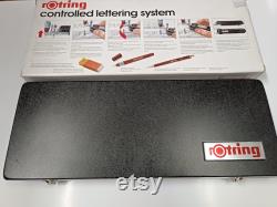 Rotring Controlled Lettering System -NOS