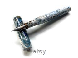 Rubber City Salute Acadia Model Custom Handmade Fountain Pen