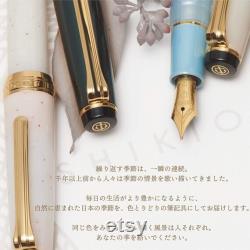 SAILOR, Meigetsu ( ), Shikiori ( ) Setsugetsu Soraha ( ) Fountain Pen, MF Nib