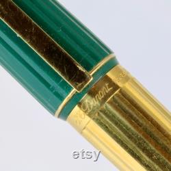 S.T. Dupont Gold Fountain and Ballpoint Set Saint Germain Model