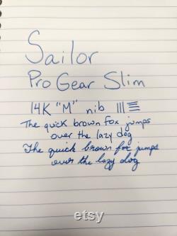 Sailor Pro Gear Slim Quasar Blue 14K M nib
