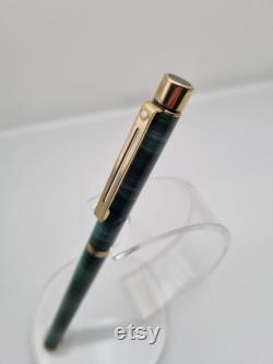 Scarce Vintage 1990, Sheaffer Targa Jade Slim. Serviced With New Sac Complete With Original Convertor.