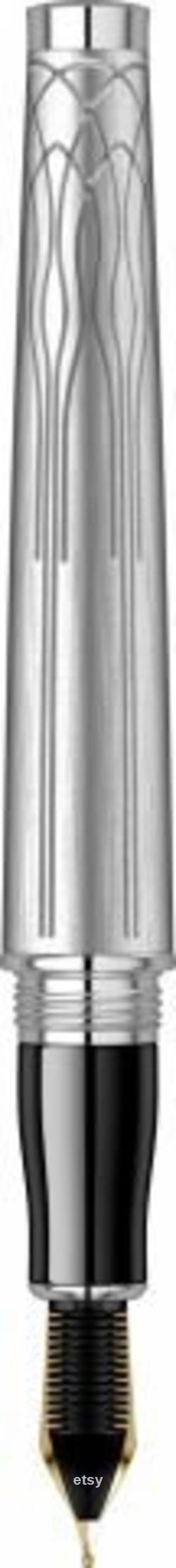 Scrikss Heritage Fountain Pen (Platinum)