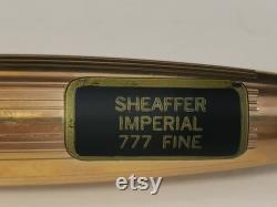 Sheaffer Imperial Triumph 777 12k Gold Filled Fountain Pen 14K Nib Boxed Vintage
