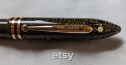 Sheaffer Levenger Balance II SE Fountain Pen Tiger Eye, Feather Touch 18k Fine Nib