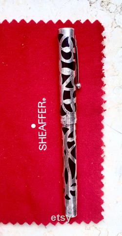Sheaffer Nostalgia Sterling Silver Overlay Fountain Pen Set